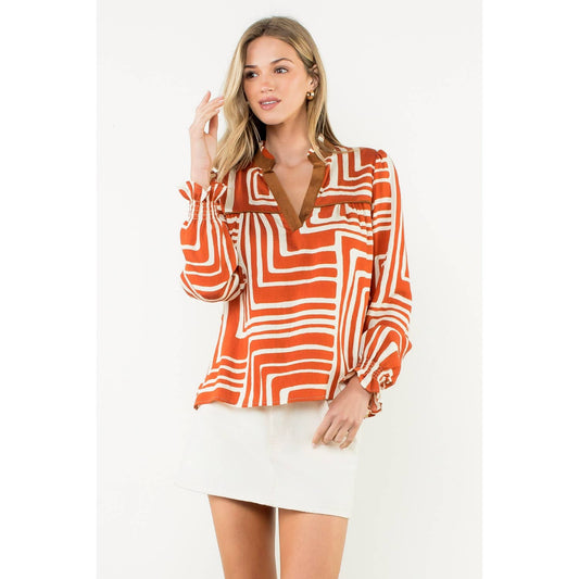 The Elaine Top - Rust