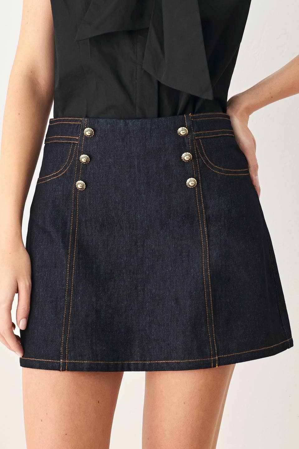 The Katie Denim Skort
