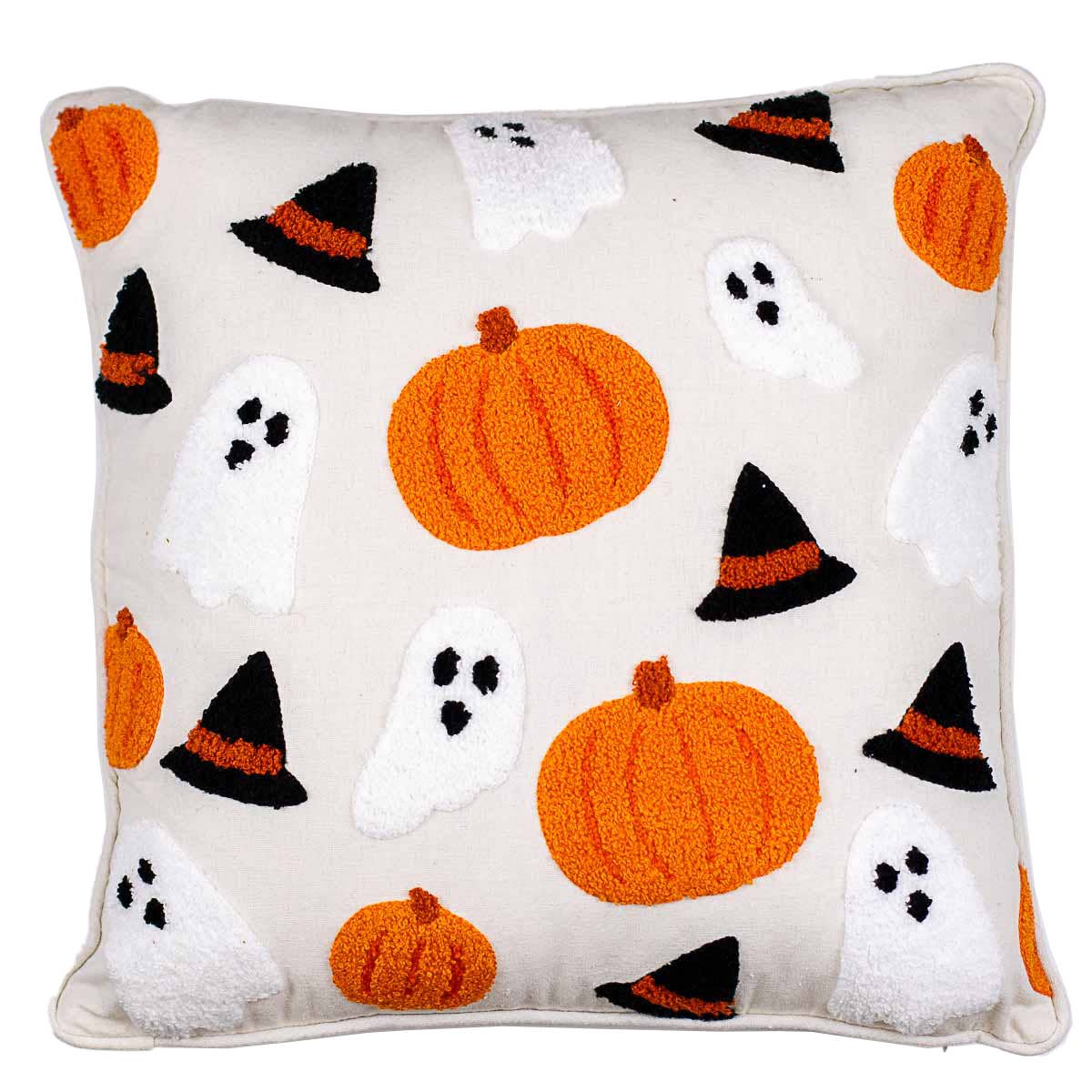 Halloween Embroidered Pillow