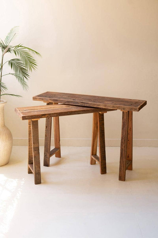 Wooden Console Tables - Set of 2