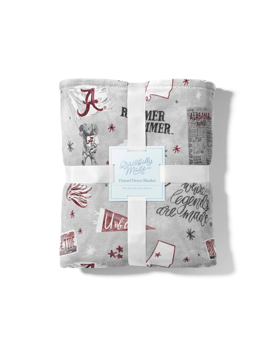 University of Alabama Fleece Blanket