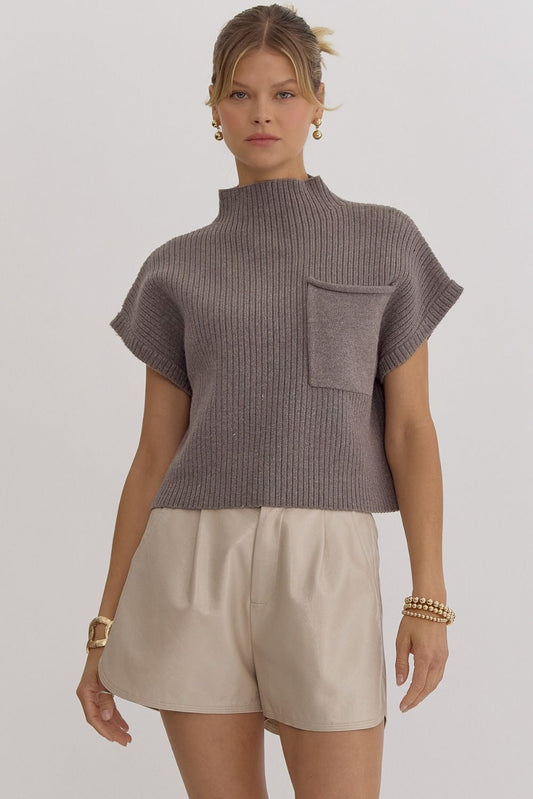 The Halle Sweater - Charcoal