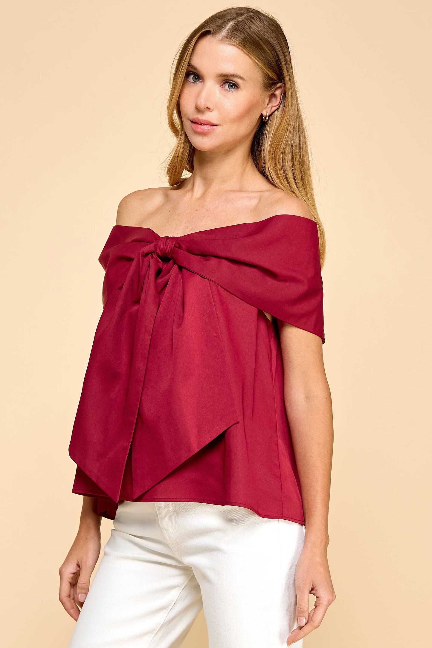 The Bow Top - Crimson