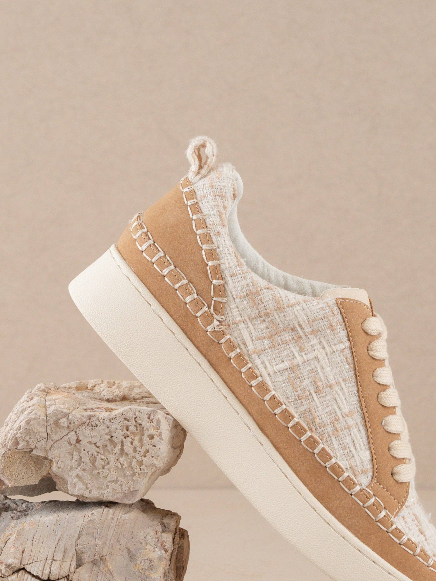 The Janie Low Tops: Camel