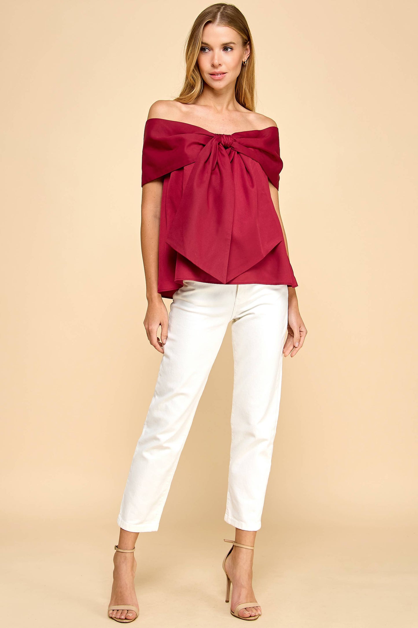 The Bow Top - Crimson