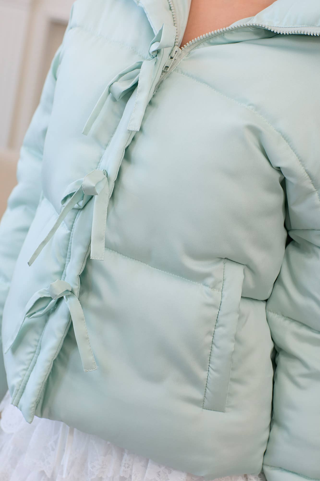 Mint to Be Puffer Jacket