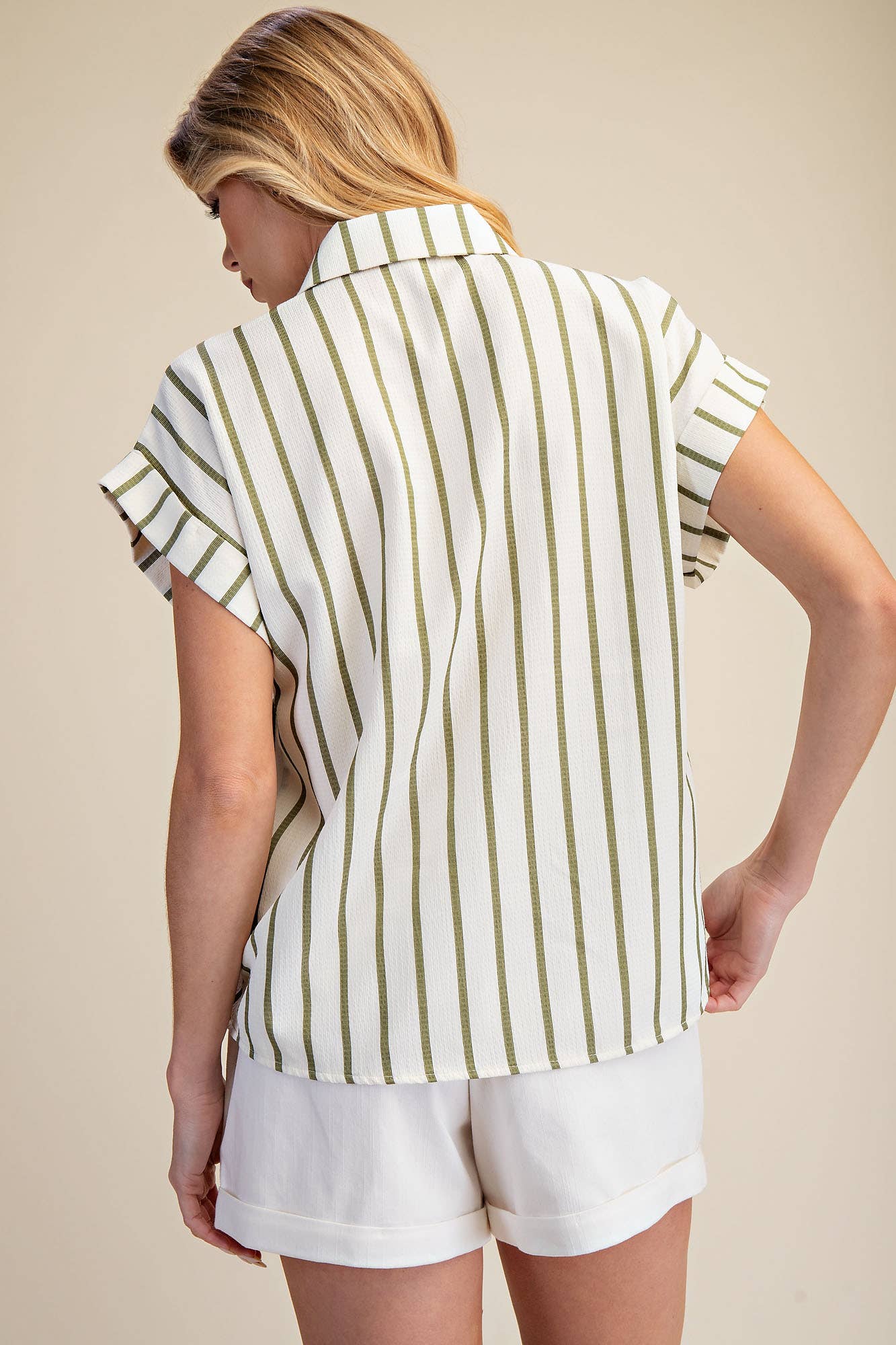 The Joanie Blouse - Olive
