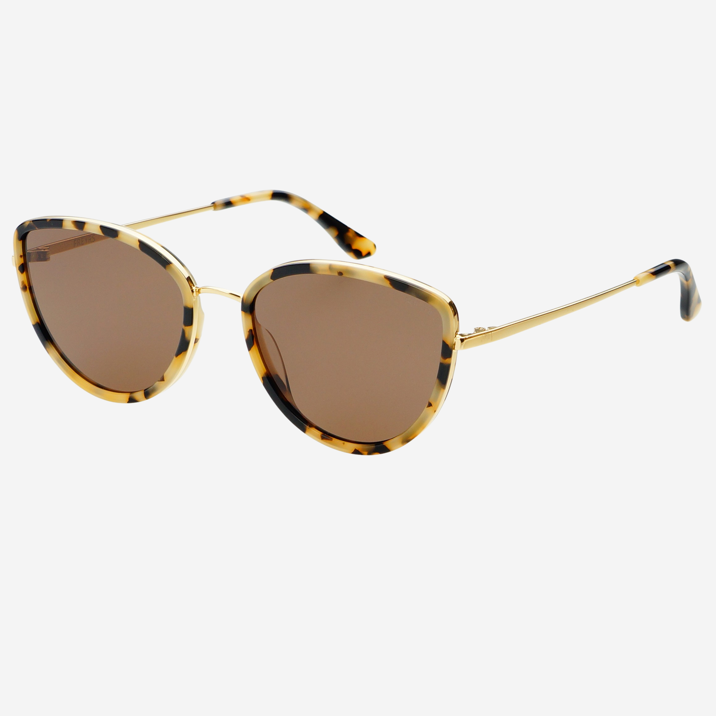 Luna Acetate Womens Cat Eye Sunglasses : Milky Tortoise