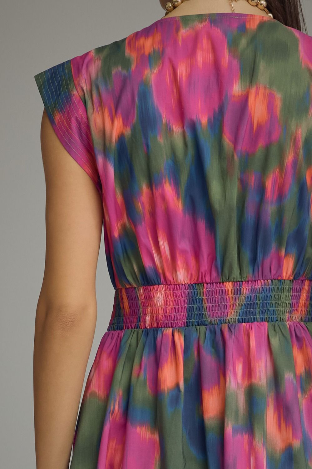 The Faye Midi Dress - Magenta