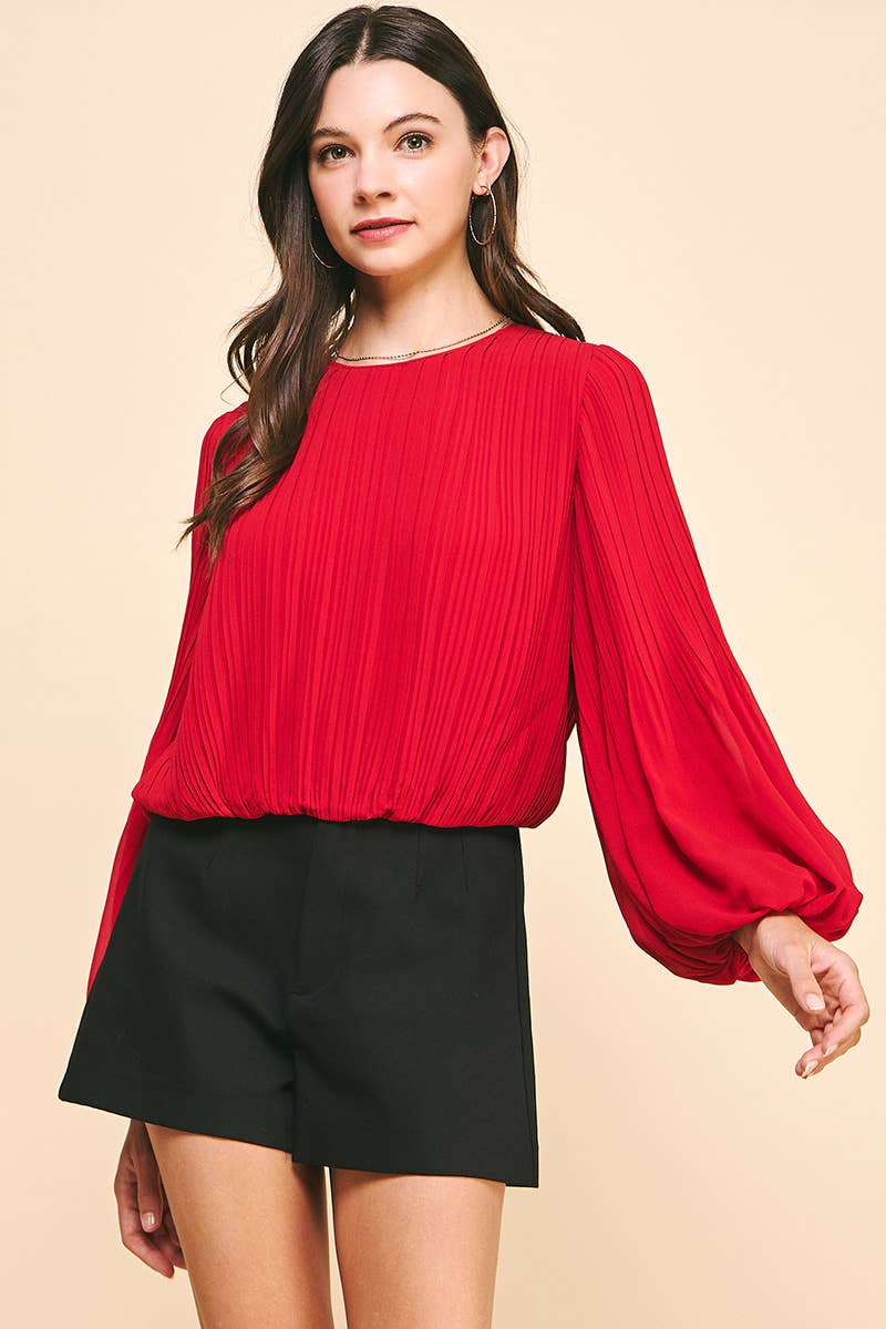 Paint the Town Red Blouse