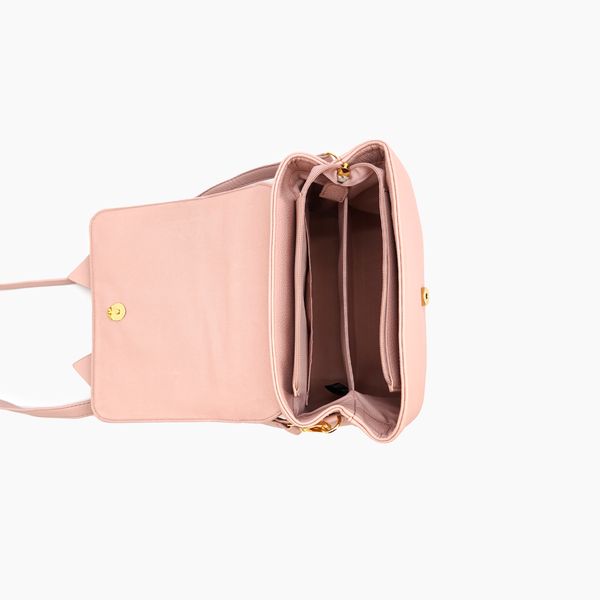 Zoey Bow Bag: Blush