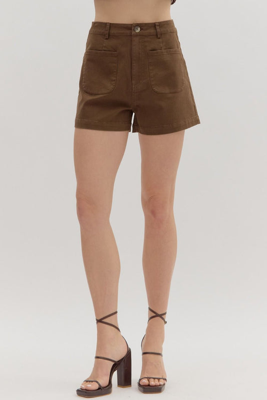 The Lauren Shorts - Brown