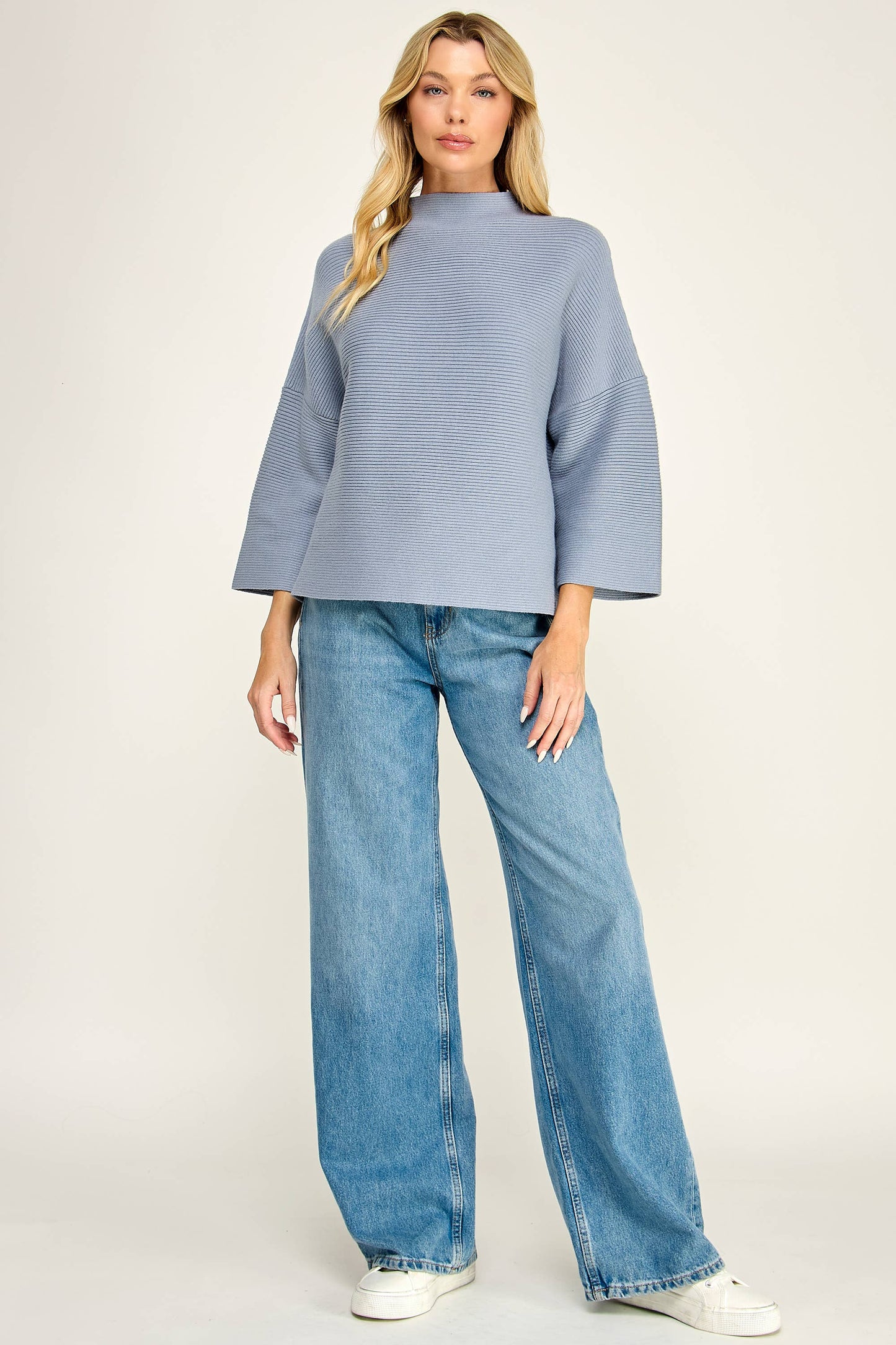 The Mara Sweater - Blue