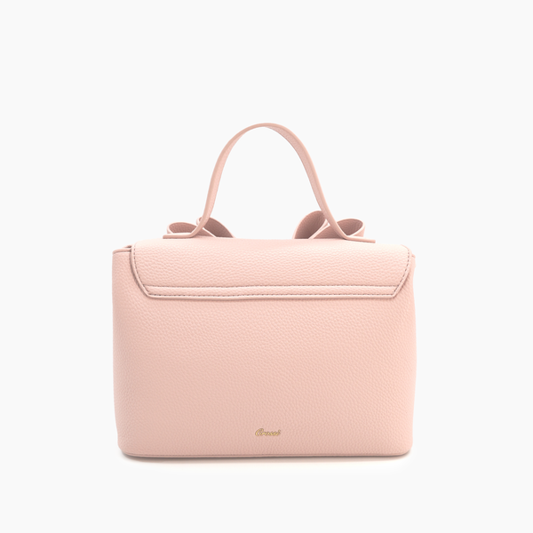 Zoey Bow Bag: Blush
