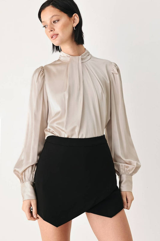 The Jenna Top - Champagne