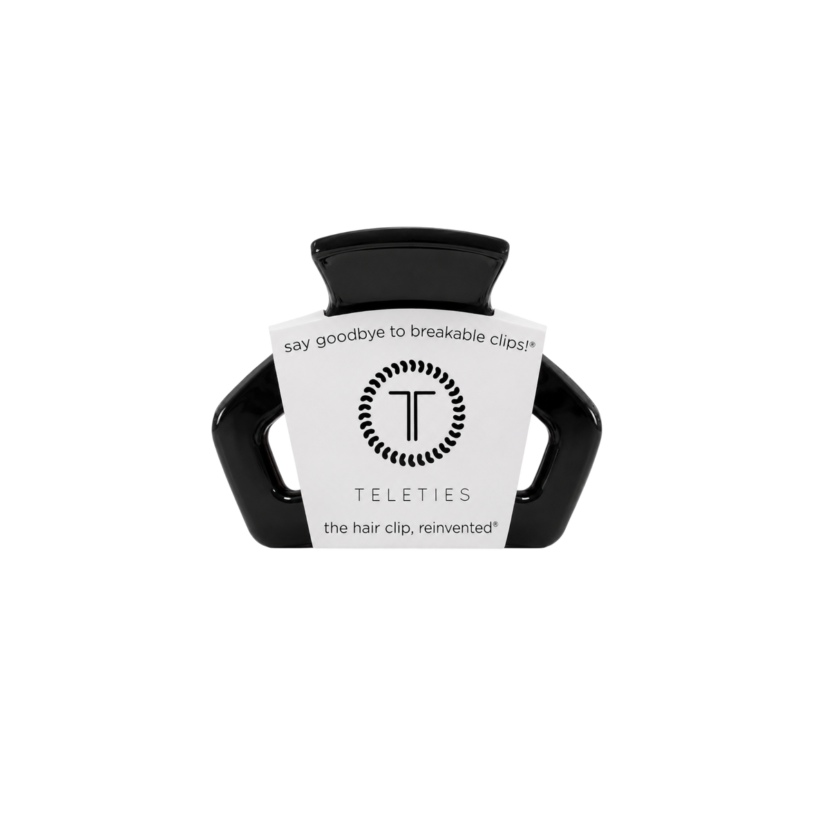 Open | Jet Black | Petite Claw Clip