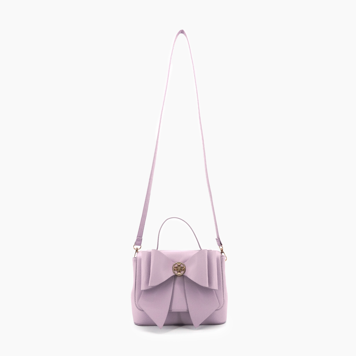Eva Bow Shoulder Bag: Lilac