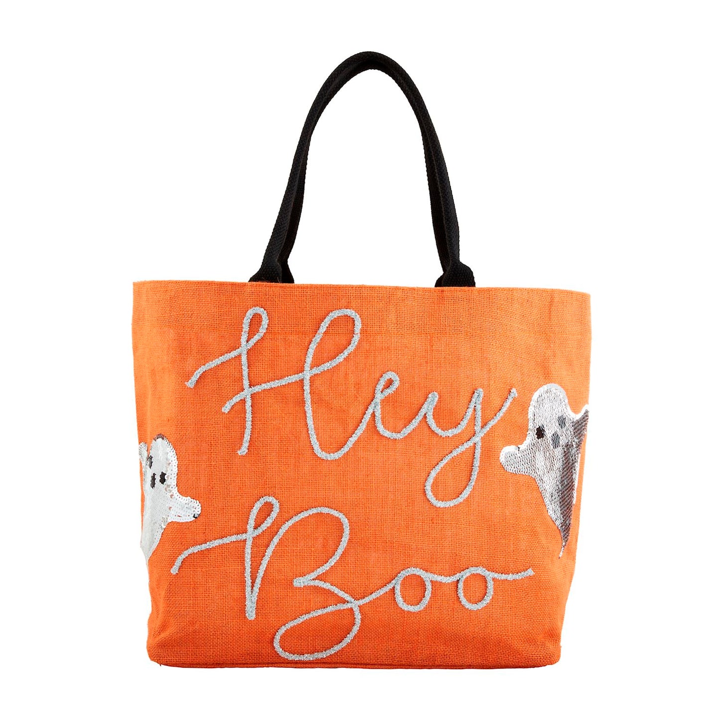 Halloween Sparkle Tote -Orange