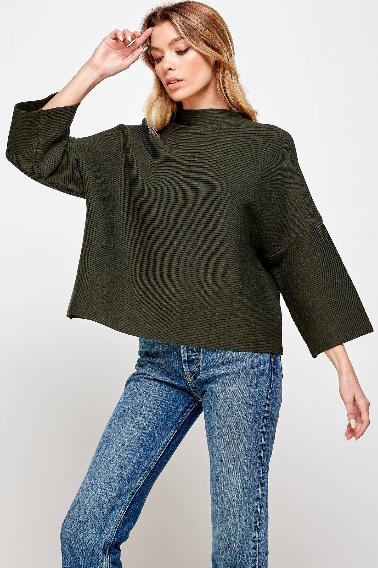 The Mara Sweater - Hunter Green