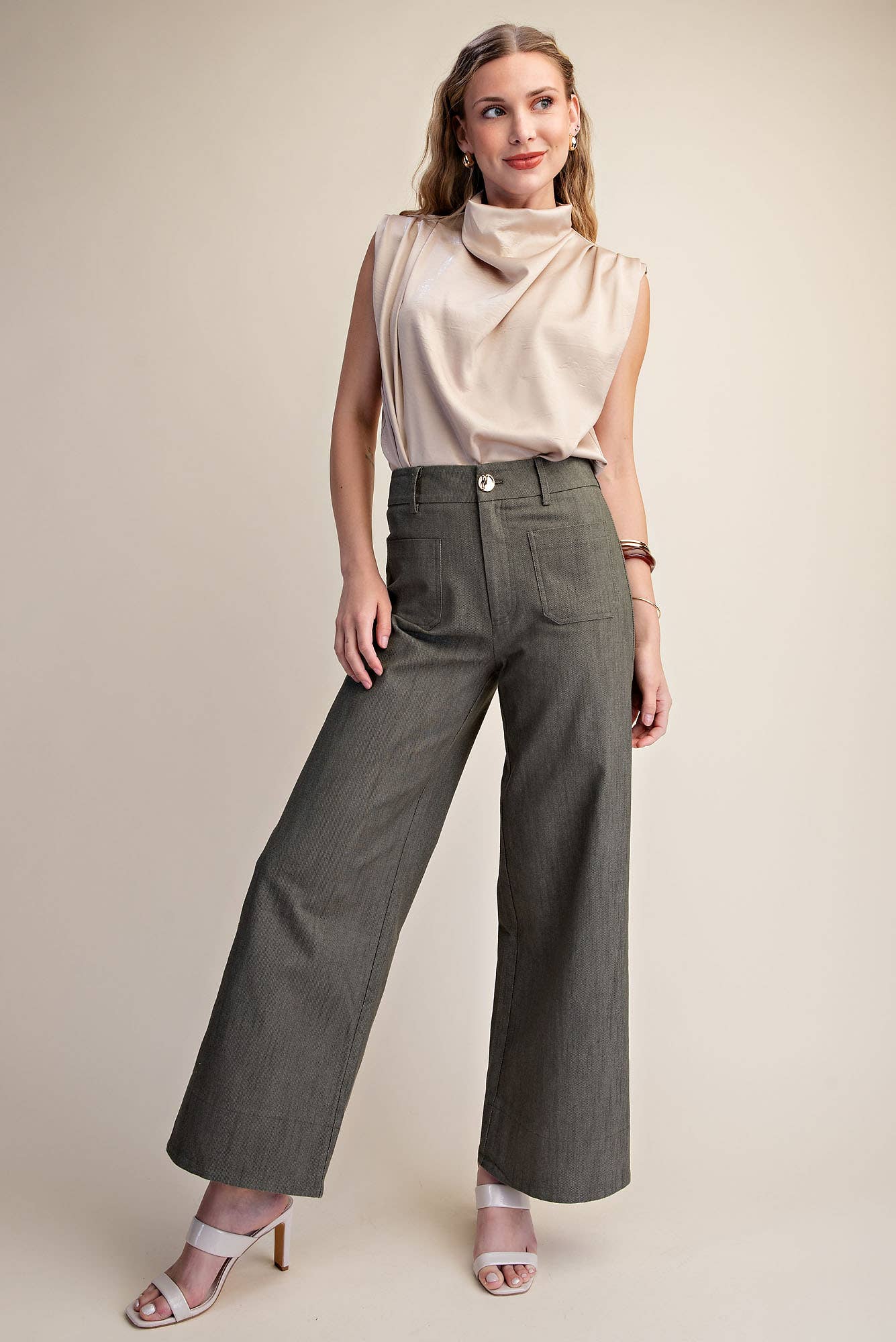 Stretchy Jeans - Olive