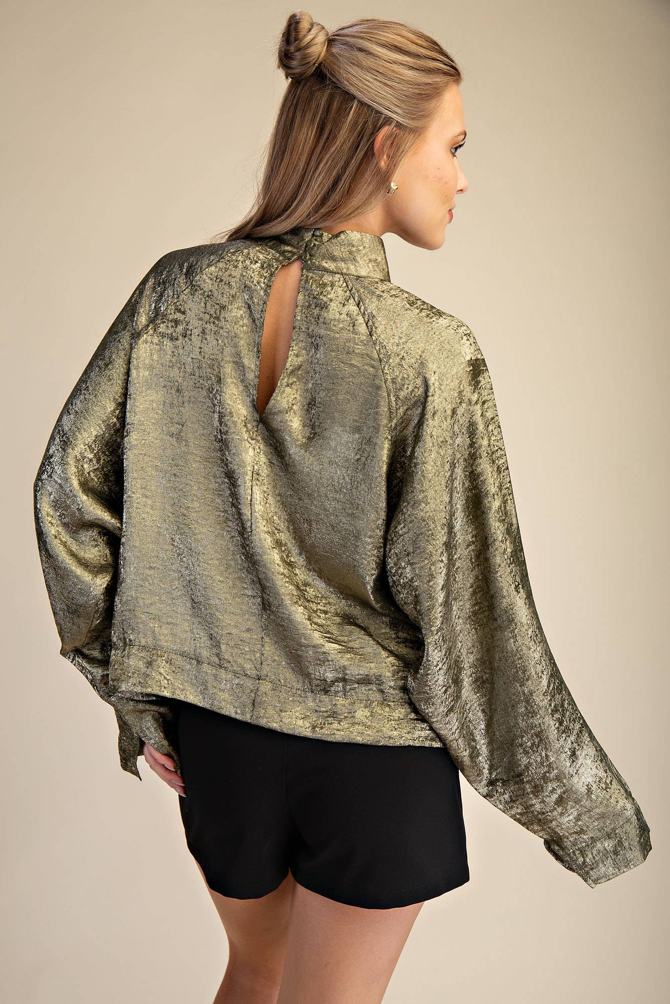 The Andrea Top: Taupe