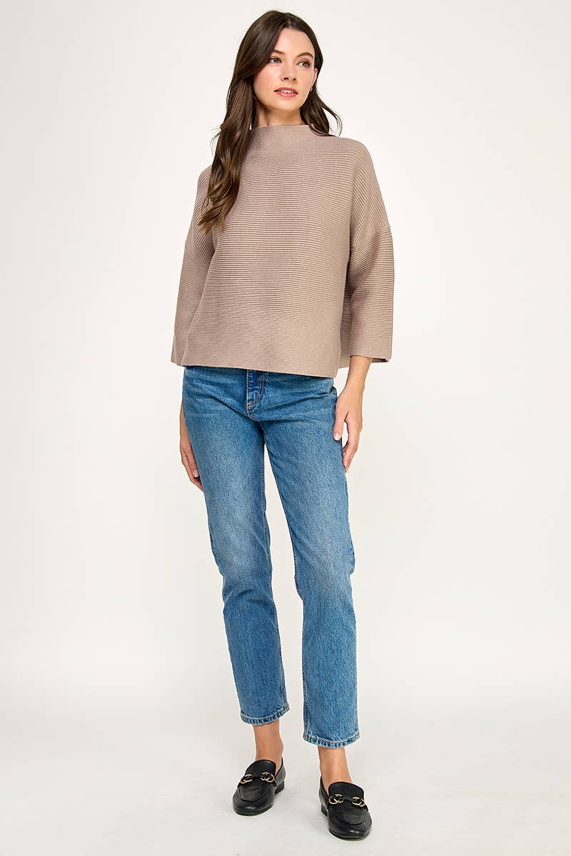 The Mara Sweater - Stone