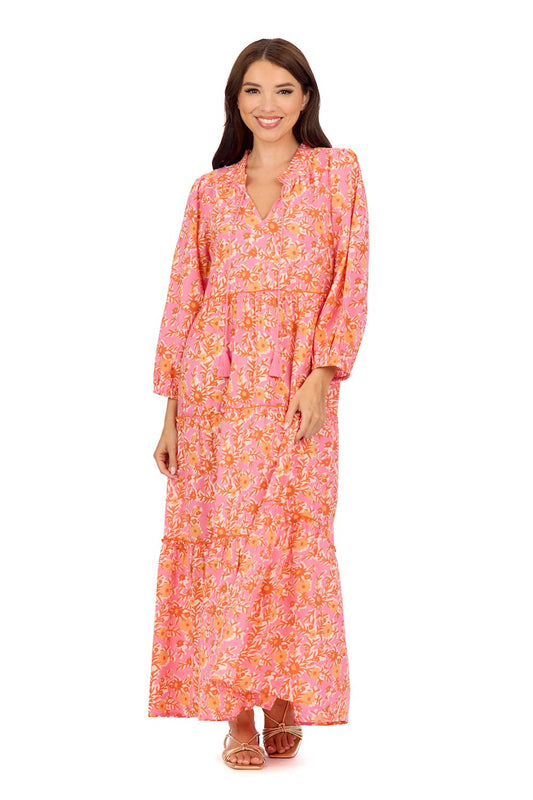 Farris Maxi Dress - Pink