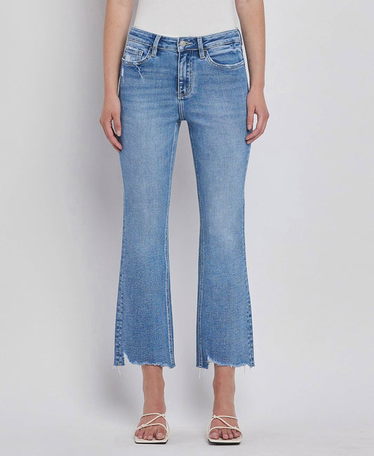 HIGH RISE KICK FLARE JEANS