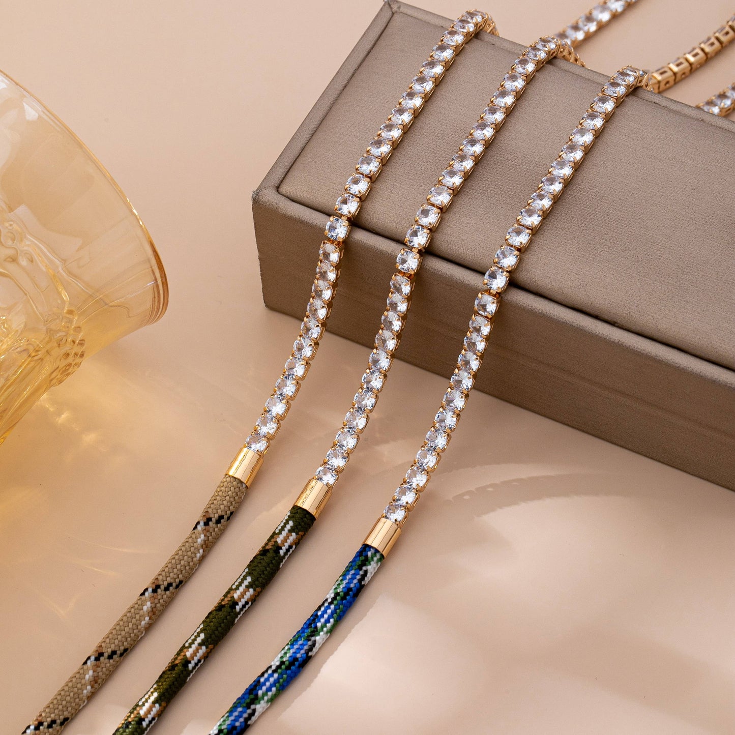 Corded Necklace - Blue