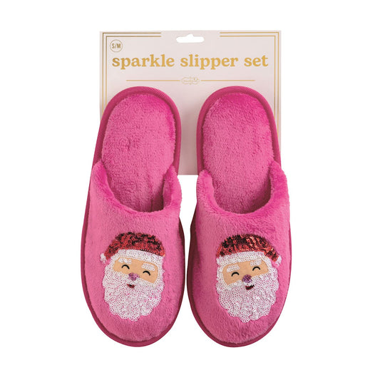 Pink Sparkle Slippers - S/M