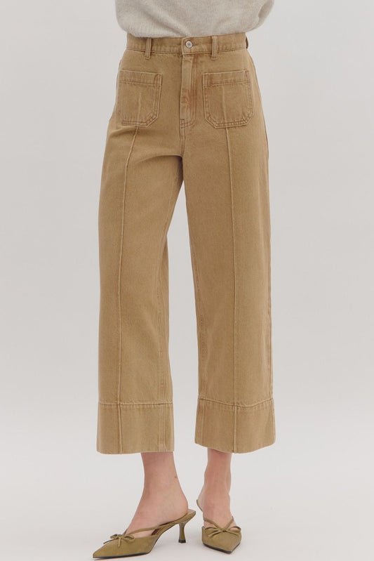 Perfect Fall Jeans - Camel