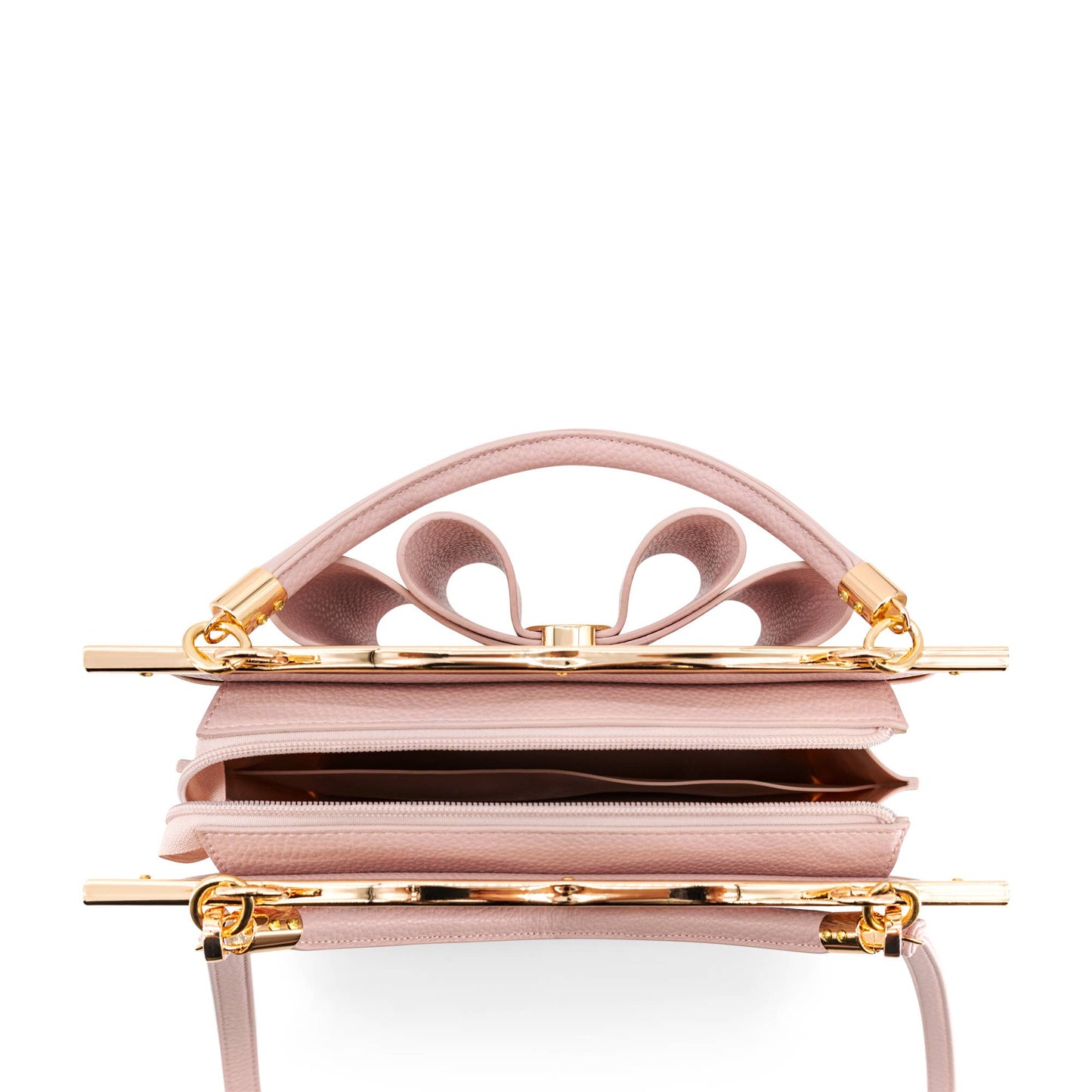 Amelie Floral Bow Bag: Blush