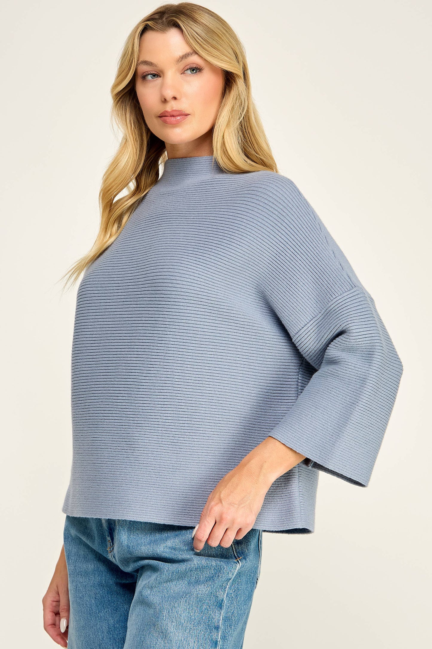 The Mara Sweater - Blue