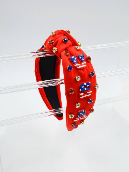 4th of July Headband - Red