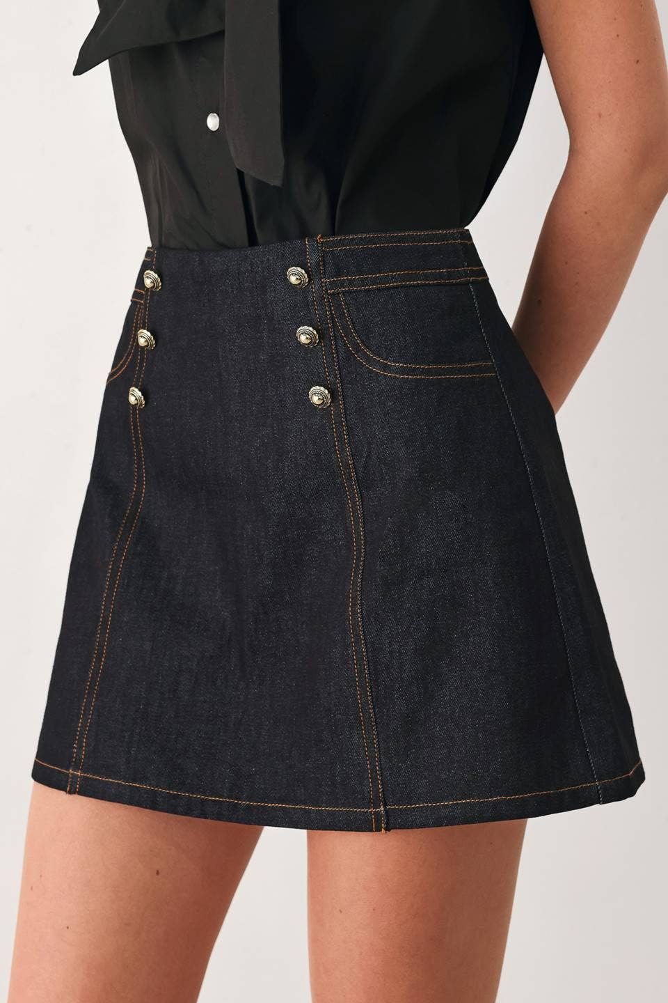 The Katie Denim Skort