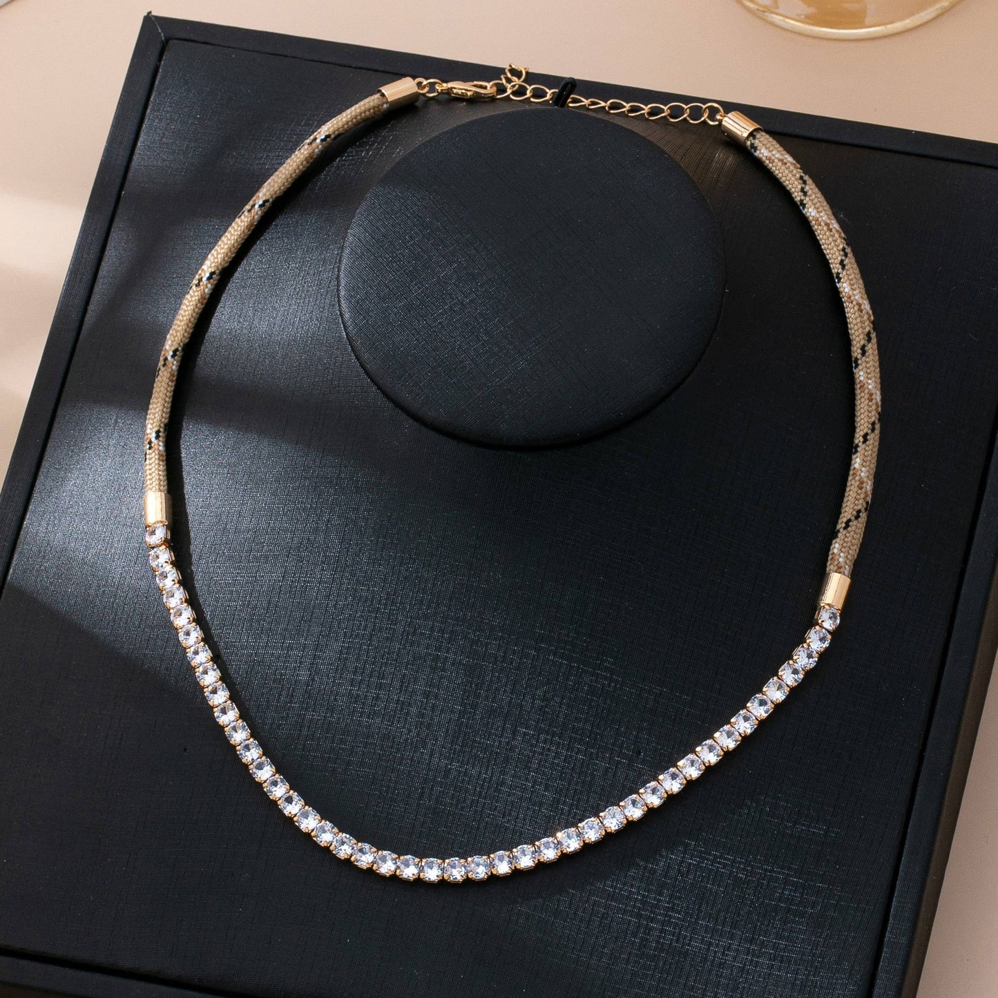 Corded Necklace - Blue