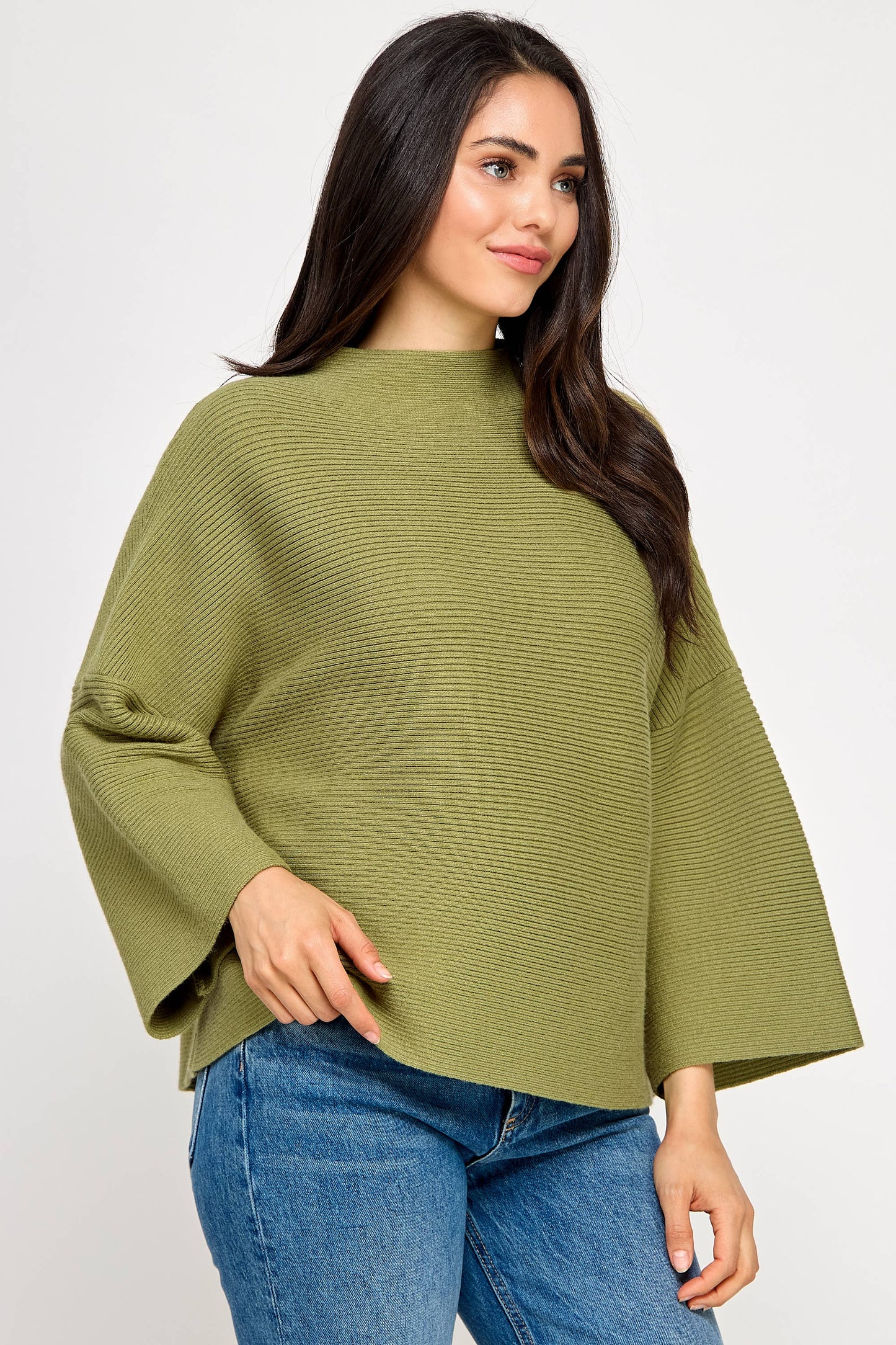 The Mara Sweater - Light Sage