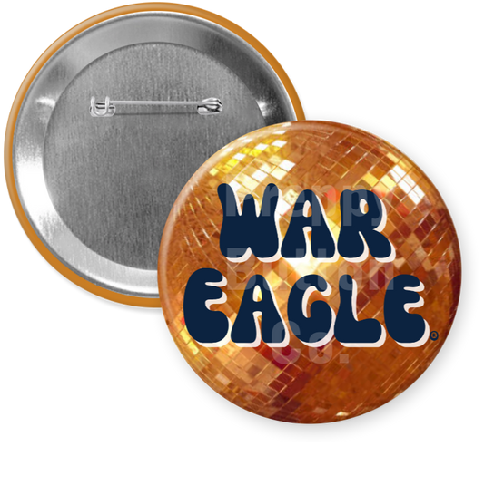War Eagle Disco Button