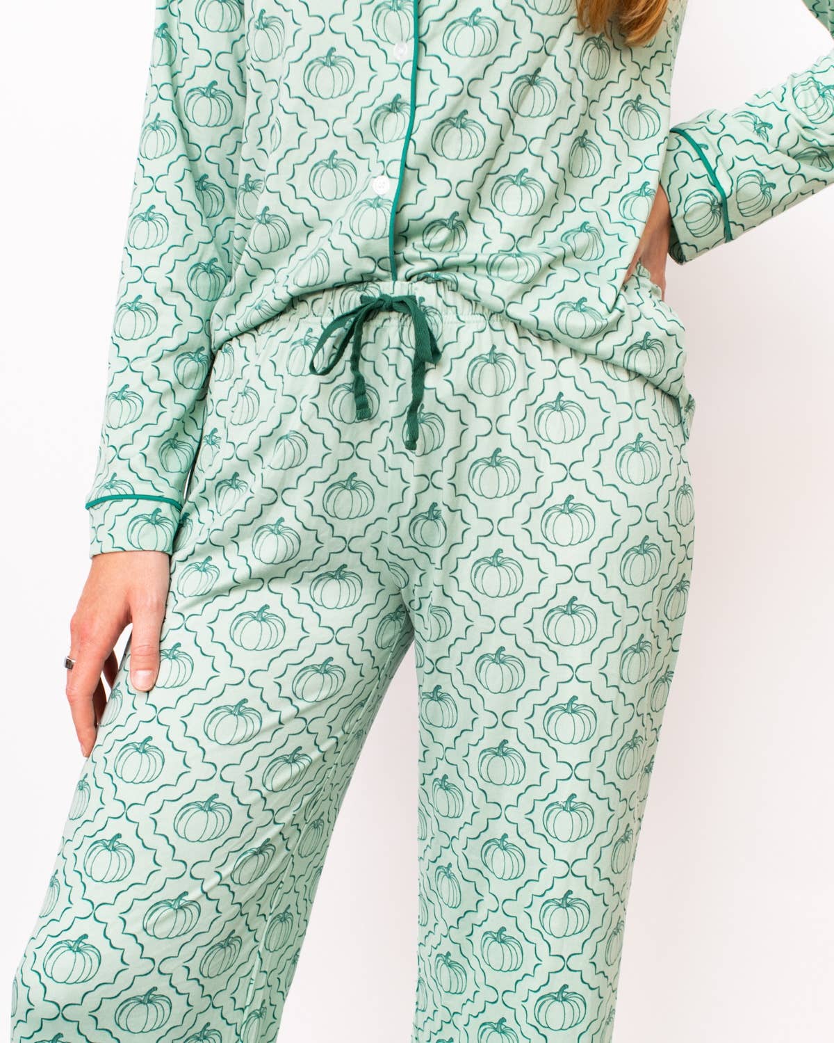 Pumpkin Sleep Pants - Jade