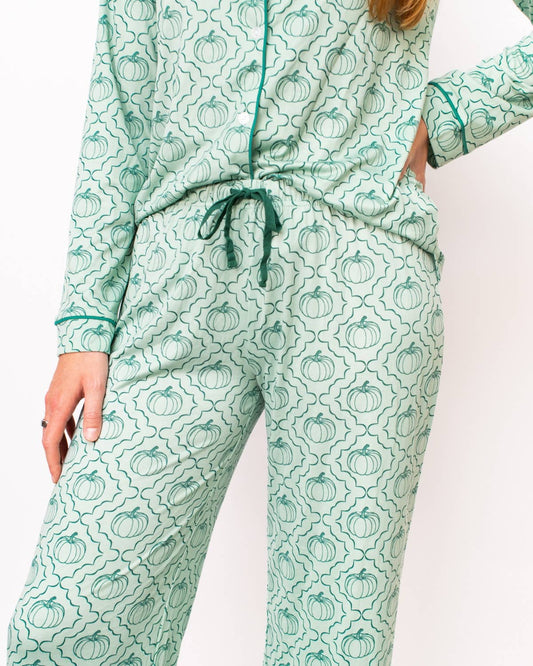 Pumpkin Sleep Pants - Jade