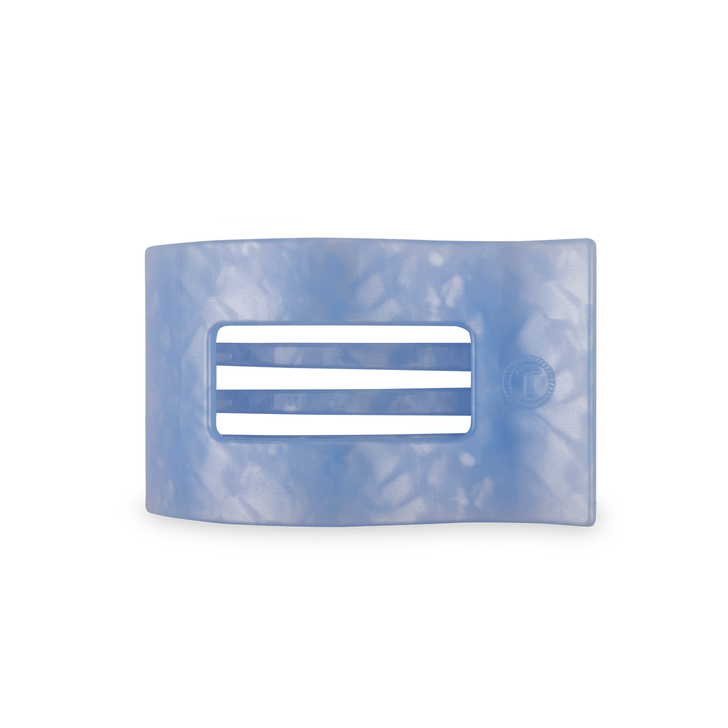Flat Rectangle Hair Clip | Medium | Blue Lagoon