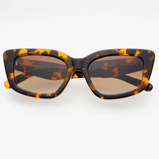 Beatrix Acetate Womens Cat Eye Sunglasses : Tortoise