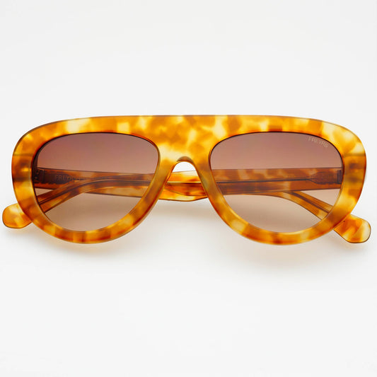Jetsetter Acetate Womens Aviator Sunglasses : Honey Tortoise