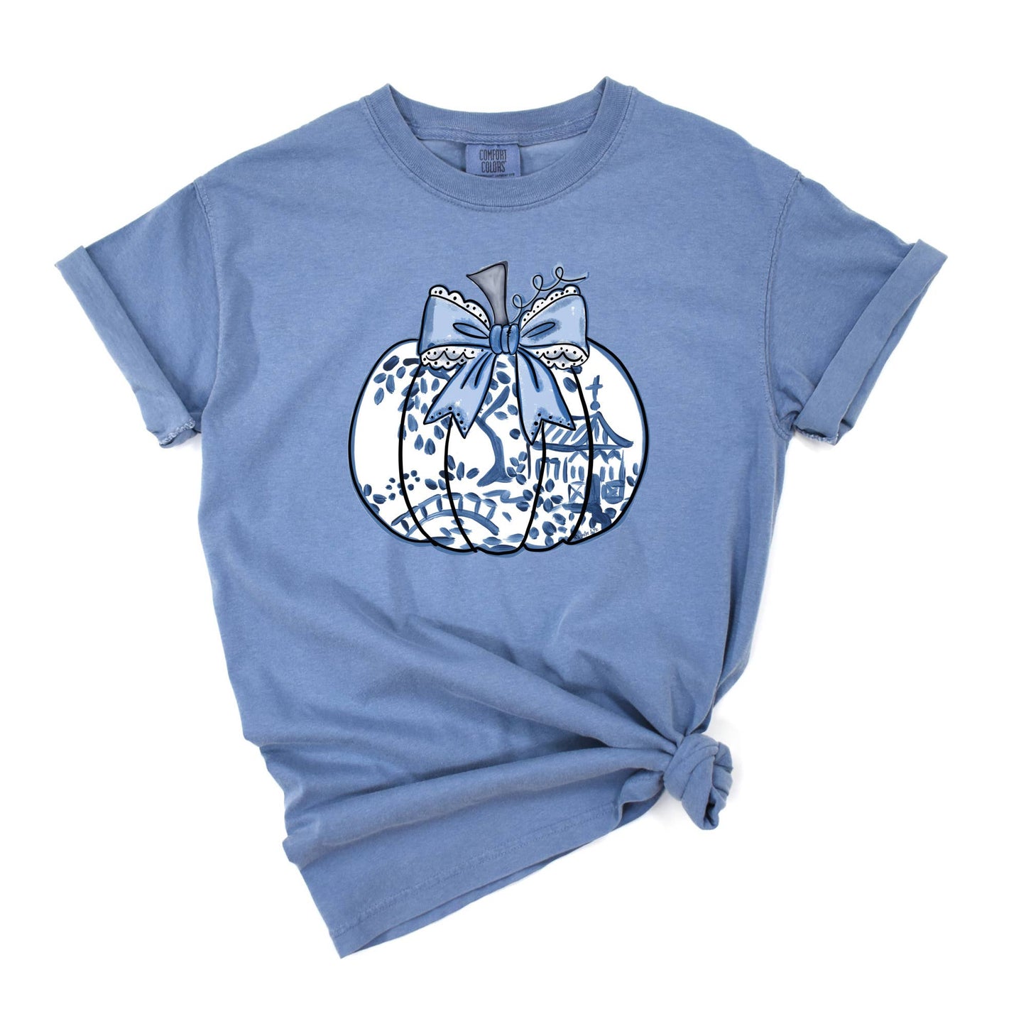 Blue Willow Pumpkin T-Shirt