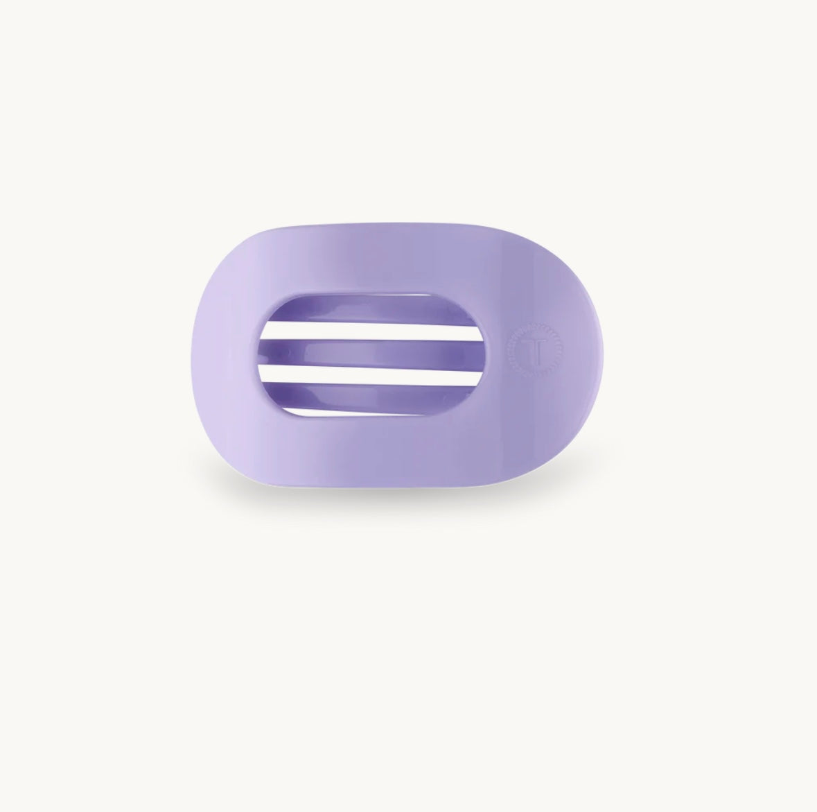Small Flat Round Clip - Lilac You