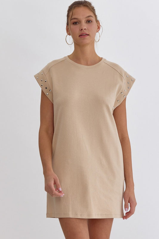 The Leslie Dress - Taupe