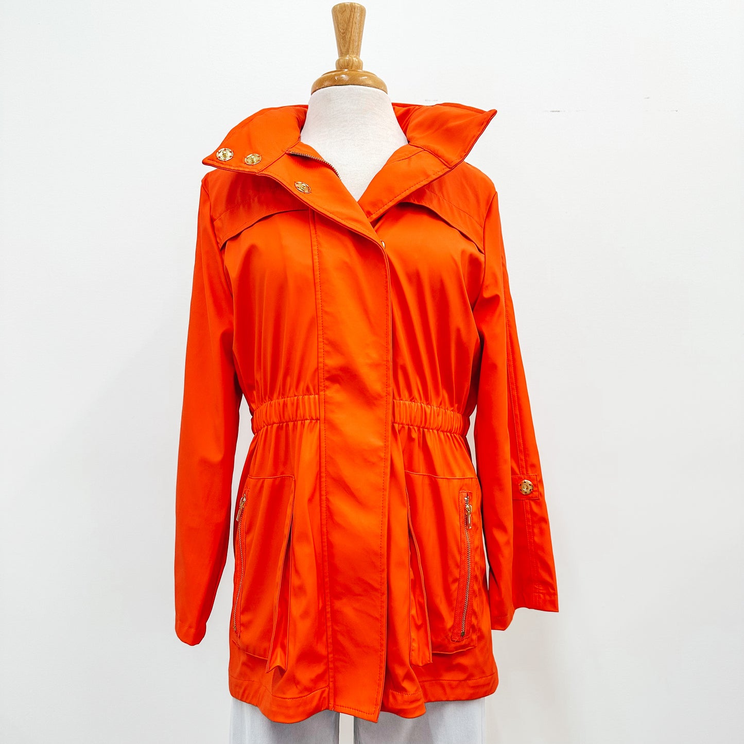 Ciao Milano Waterproof Rain Jacket - Orange