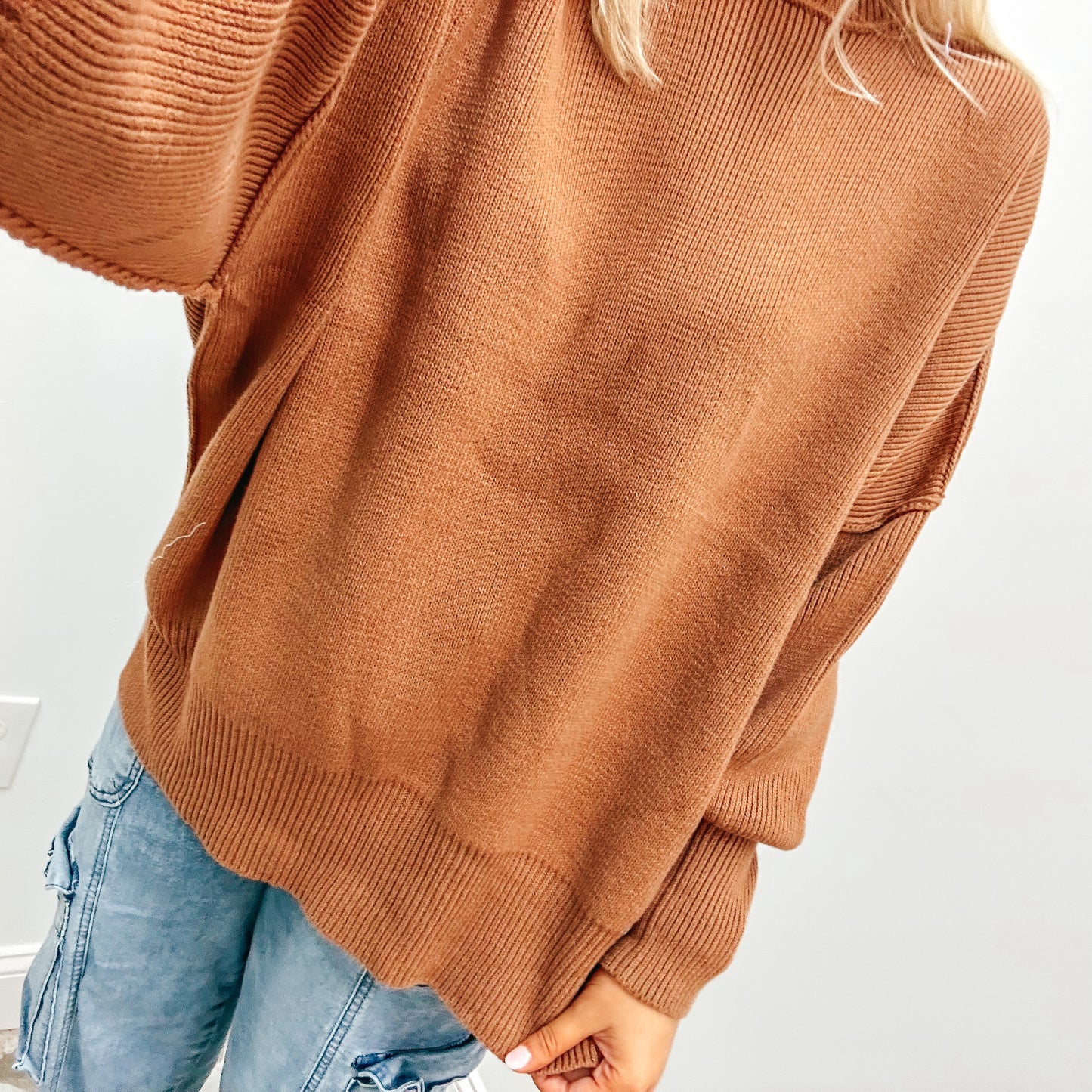 Autumn Oversized Sweater - Camel