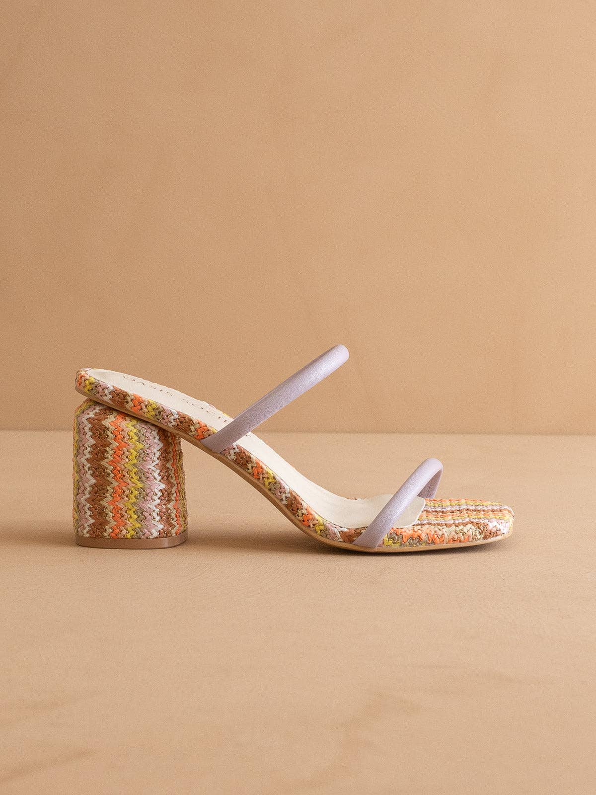 The Margaret | Sorbet Rattan Heel: