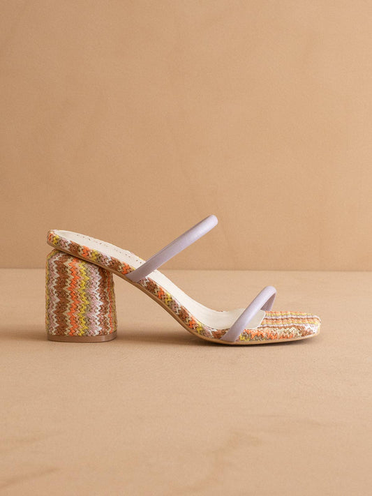 The Margaret | Sorbet Rattan Heel: